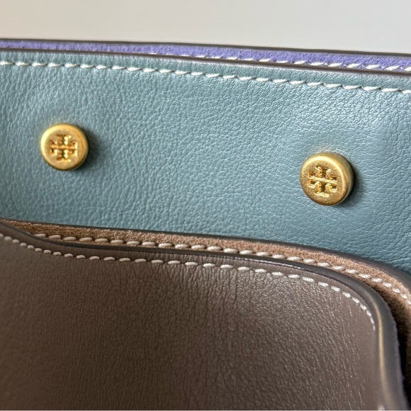 EUC Tory Burch Lee Radziwill Double Bag Satchel - Picture 8 of 16